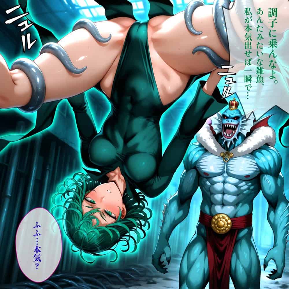 デカマラ気質な深海王と美人姉妹 3P＋αの孕ませ調教