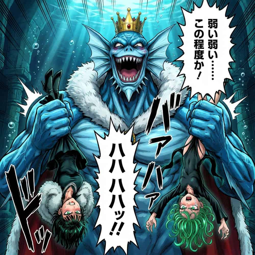 デカマラ気質な深海王と美人姉妹 3P＋αの孕ませ調教