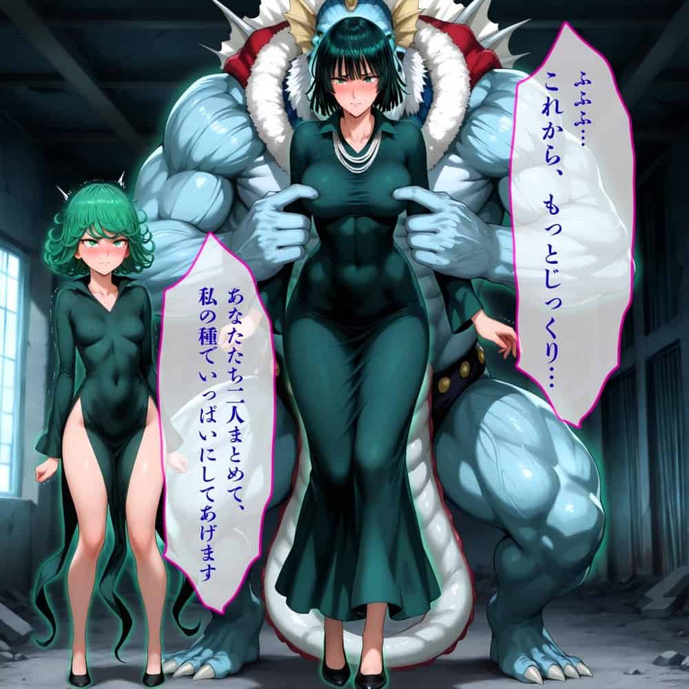 デカマラ気質な深海王と美人姉妹 3P＋αの孕ませ調教