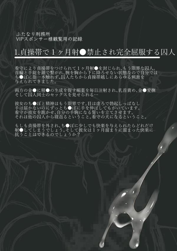 ふたなり刑務所 出所するまで射●漬け3 モザイク版