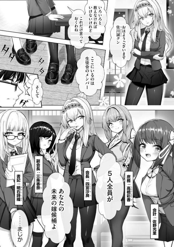 ナマハメ生徒会 〜女ばかりの学園で嫁候補全員とセックス〜【FANZA特典付】
