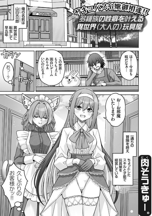 サキュバス令嬢御用達！！ 多種族の性癖を叶える異世界（大人の）玩具屋