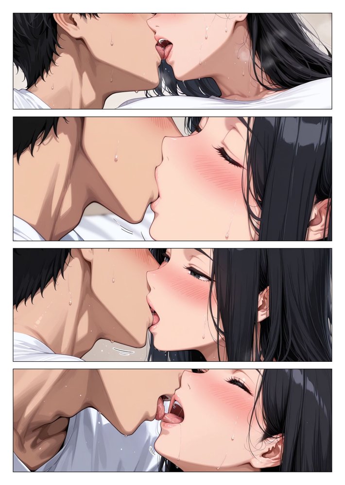 美巨乳黒ギャル人妻＆むちむち清楚系人妻！昭和マ● コの搾精天国