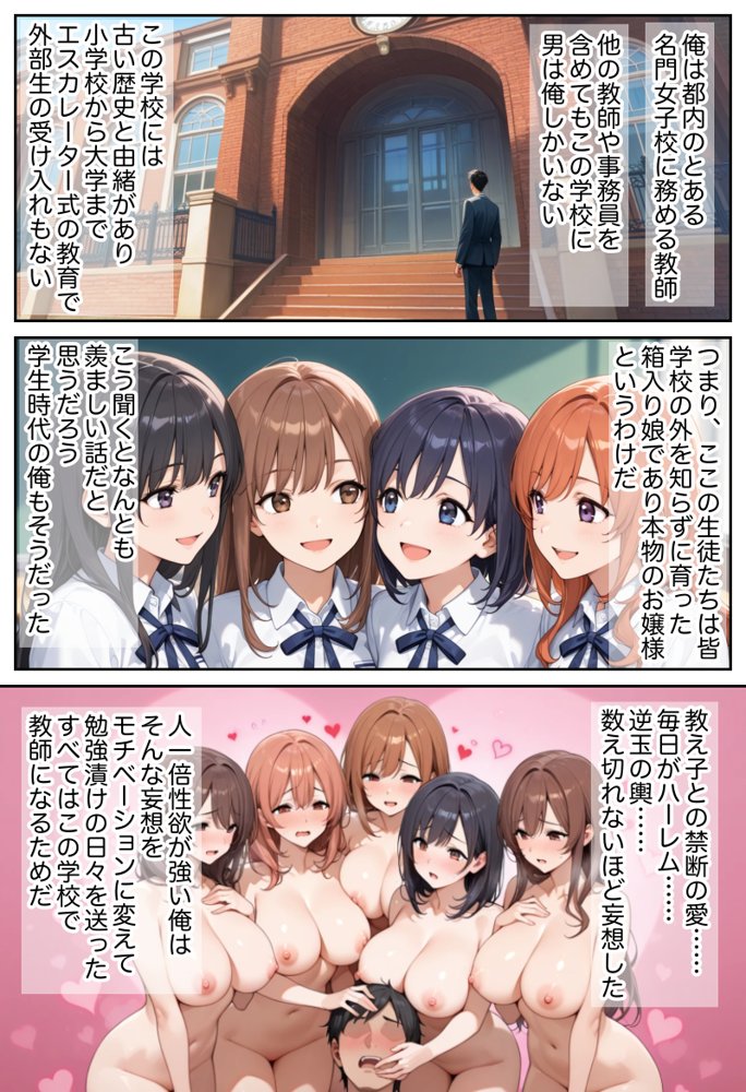 俺しか勃起できない世界  〜Kカップ爆乳陰キャ教え子生オナホ化計画〜