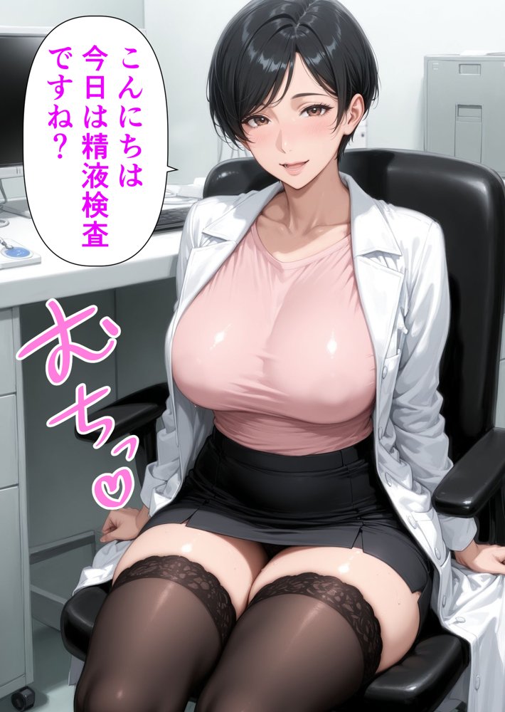 【精液が最強の美容薬の世界】 SSSレア精液で人生逆転！むちむち人妻女医の特別検診