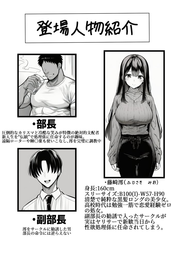 テニサーに入会したら処女の私が性欲処理係に任命された話