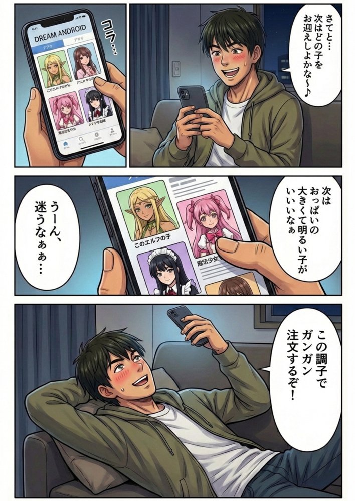 ドリームアンドロイド3話 喜多川海夢