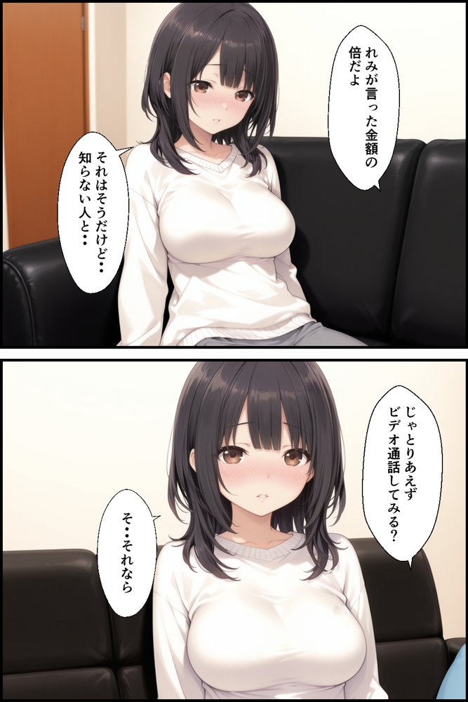 彼女とエロ配信したら高額で彼女とヤリたいって人が…