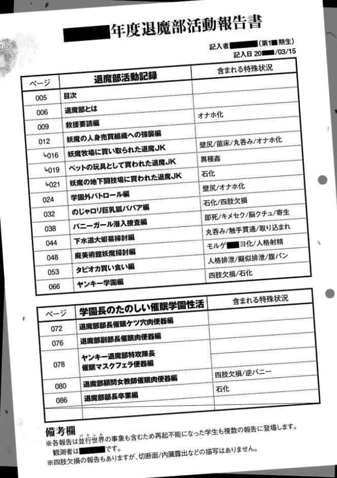 放課後エクソシズム〜退魔部敗北録〜