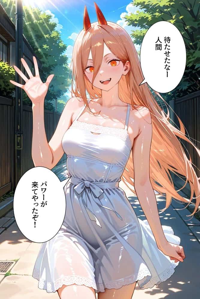 パパ活女子のイキすぎ報酬事情〜チェンソーマン パワー編〜 hitomiエロ漫画raw(同人誌)無料サンプル画像001