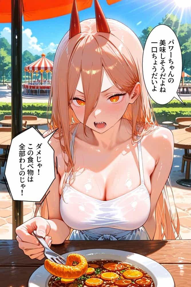 パパ活女子のイキすぎ報酬事情〜チェンソーマン パワー編〜 hitomiエロ漫画raw(同人誌)無料サンプル画像005