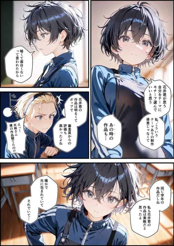 君と僕の額縁 モザイク版