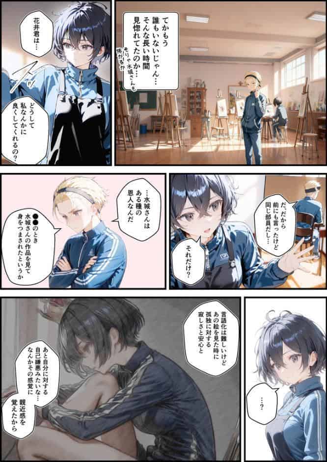 君と僕の額縁 モザイク版