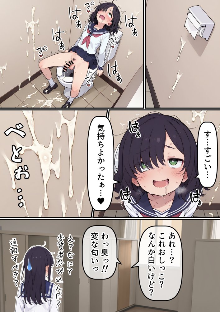 地味なオタク女子にチ〇ポが生えてこれまで縁のなかったSEXにドハマりする