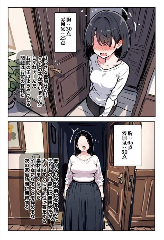 1/100の確率で当たる人妻ガチャで神スキル持ちのデカパイ主婦はSSR【棒消し修正版】