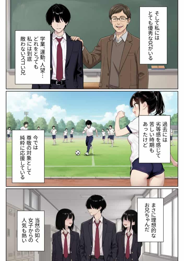完璧だった兄が彼女にフラれて崩壊、妹への中出し依存セックスがもう止まらない hitomiエロ漫画raw(同人誌)無料サンプル画像002