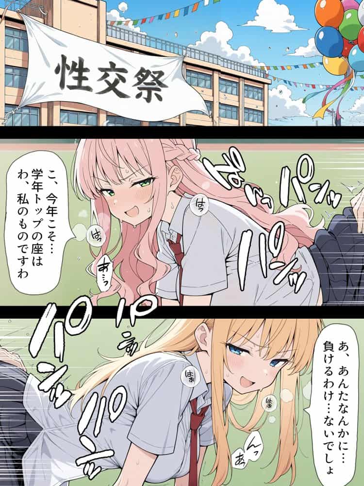 陰キャ転校生はセックス最強 – クラス代表の座を奪われた私 – hitomiエロ漫画raw(同人誌)無料サンプル画像073