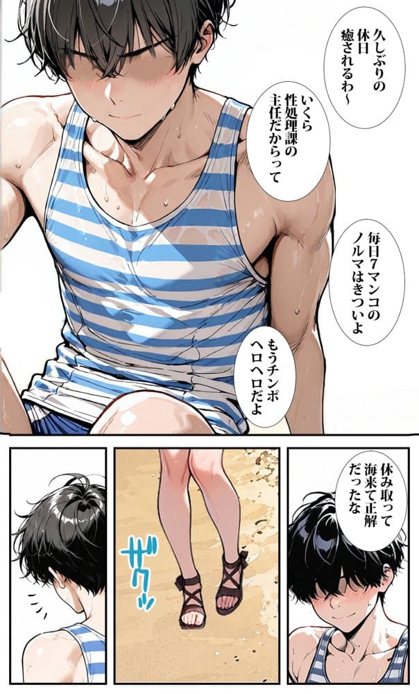 貞操逆転の海 hitomiエロ漫画raw(同人誌)無料サンプル画像009
