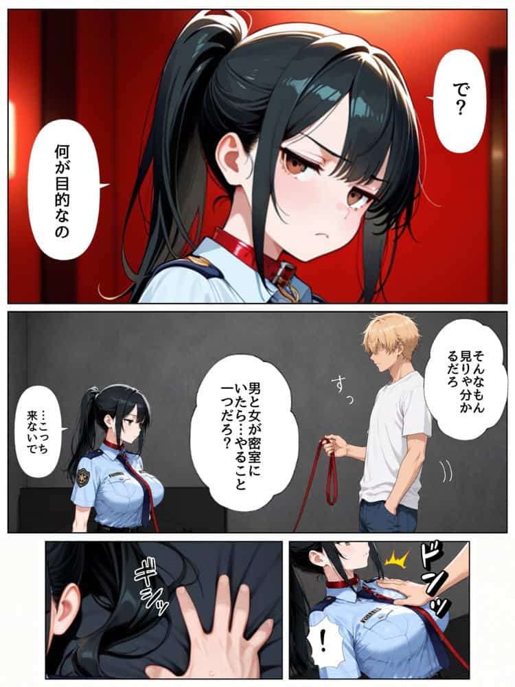 男嫌いな新卒警官を監×してマゾメス化させた結果 hitomiエロ漫画raw(同人誌)無料サンプル画像033