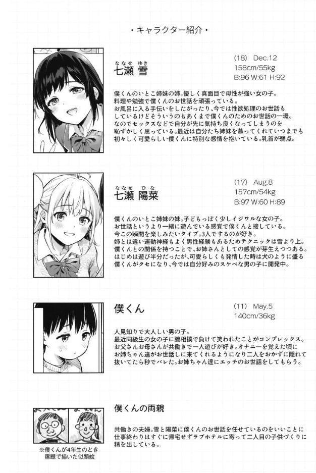 ないしょのつうがく 〜通学中や授業中のムラムラを親戚の美人JK姉妹とのHでリフレッシュします〜