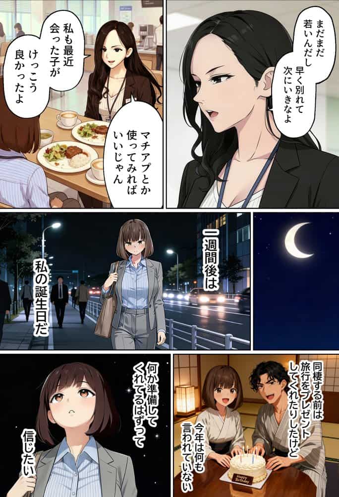 【実話】都合のいい女だったOL(23)がモラハラ彼氏から卒業して、マチアプで本命男を掴むまでwww hitomiエロ漫画raw(同人誌)無料サンプル画像015