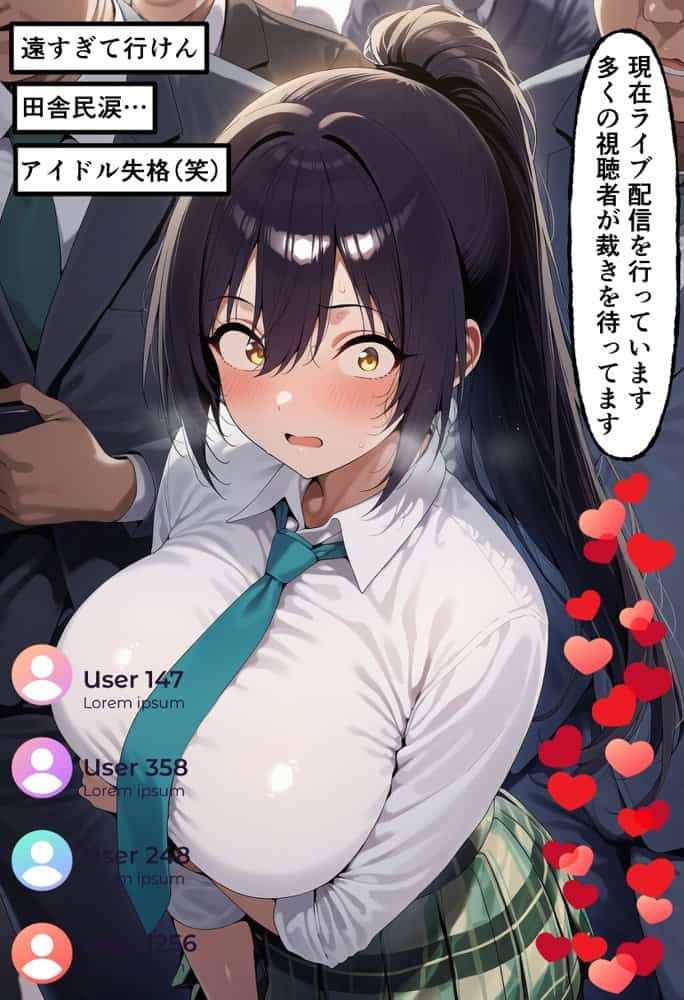 恋愛したアイドルを配信中に●す 学園アイドル○スター アイドルマ○ターシャイニーカラーズ hitomiエロ漫画raw(同人誌)無料サンプル画像111