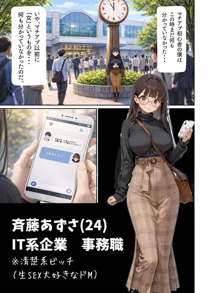 マチアプで紳士ムーブからの健全解放した清楚巨乳(24)がなぜか今ヤリチン上司の部屋にいるらしい hitomiエロ漫画raw(同人誌)無料サンプル画像002
