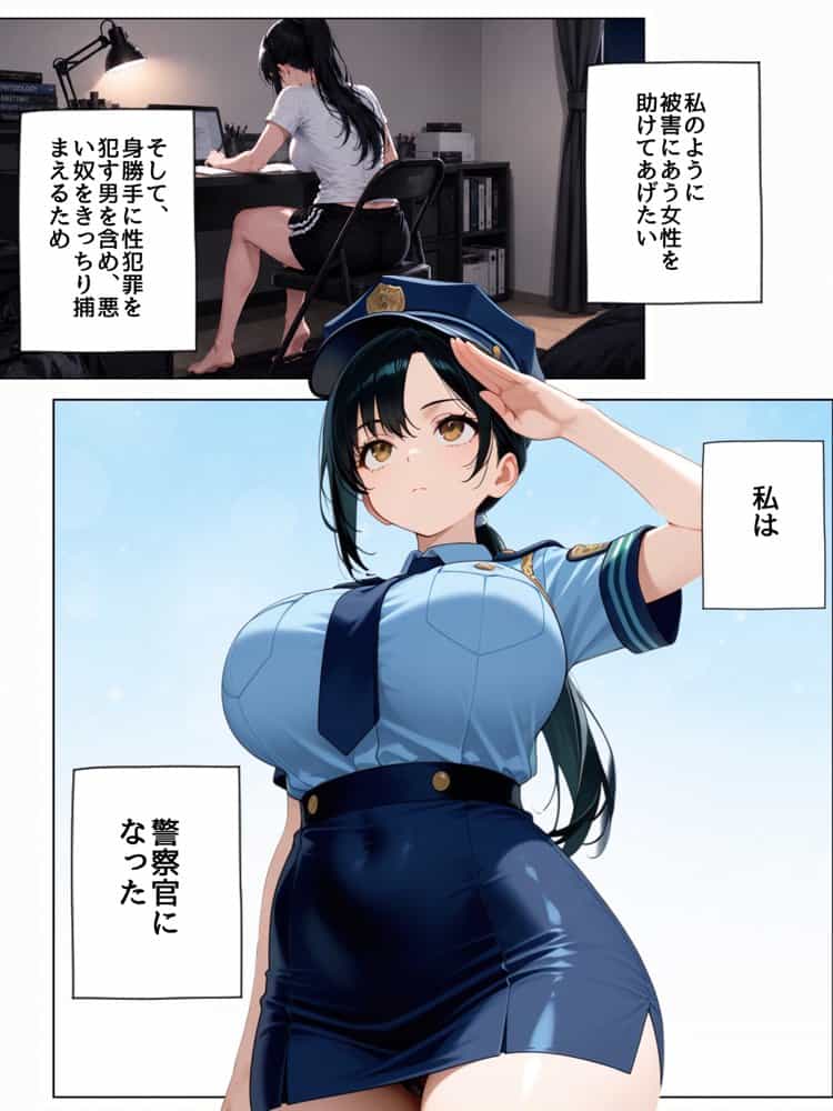 男嫌いな新卒警官を監×してマゾメス化させた結果 hitomiエロ漫画raw(同人誌)無料サンプル画像008
