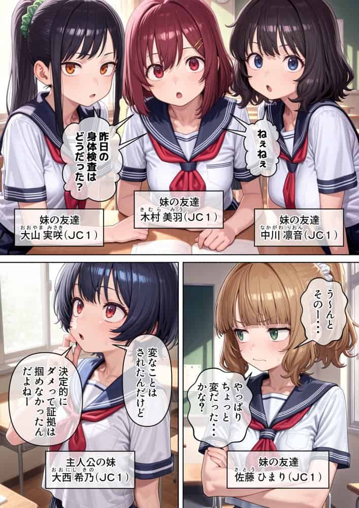 妹のクラスの身体検査に潜入してみた3