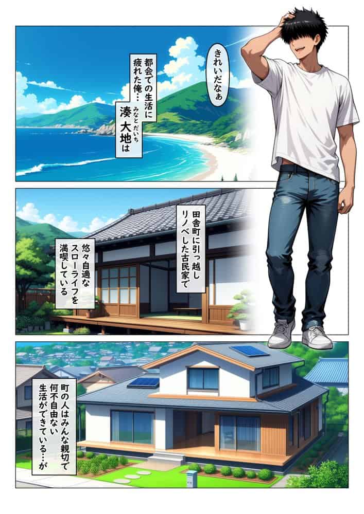 田舎町のどすけべおばさん達とハーレムスローライフ hitomiエロ漫画raw(同人誌)無料サンプル画像008