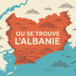 ou se situe l albanie avec carte des balkans