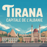 quelle est la capitale de l'albanie tirana panorama