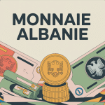 quelle est la monnaie en albanie aigle bicéphale billets pièces
