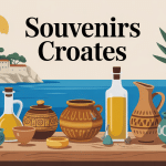 Produits artisanaux croates sur table, que ramener de Croatie