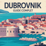 Que voir à Dubrovnik vue remparts et mer