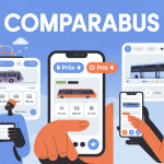 Interface Comparabus comparaison prix bus et train