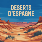 Vue panoramique desert espagne formations rocheuses