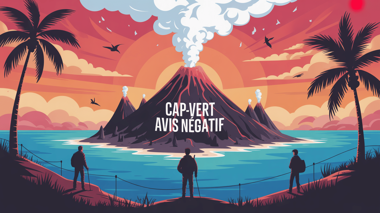 cap vert avis négatif, archipel volcanique, ciel venteux