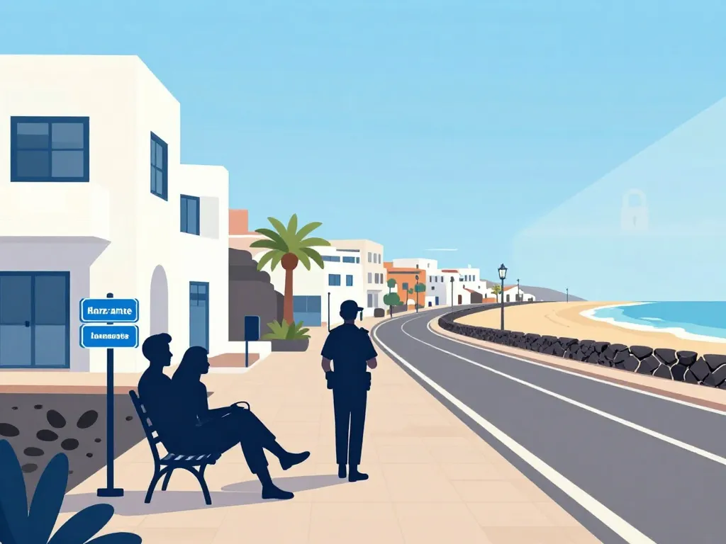 danger lanzarote touristes sécurisés plages rues