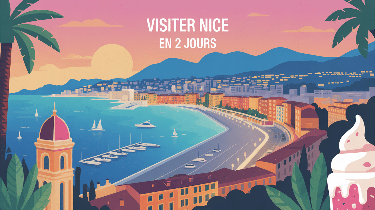 visiter nice en 2 jours vue mer montagnes et vieille ville