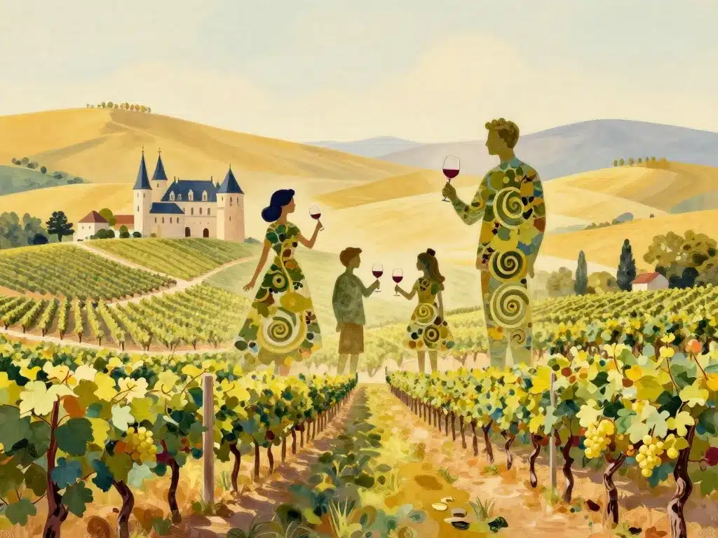 Que visiter dans le Bordelais vignobles et châteaux stylisés