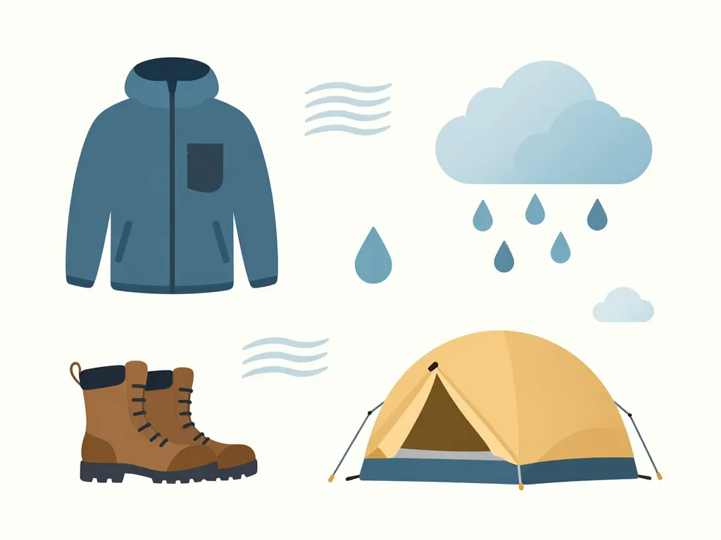 concept materiel preparation trek en patagonie meteo extreme