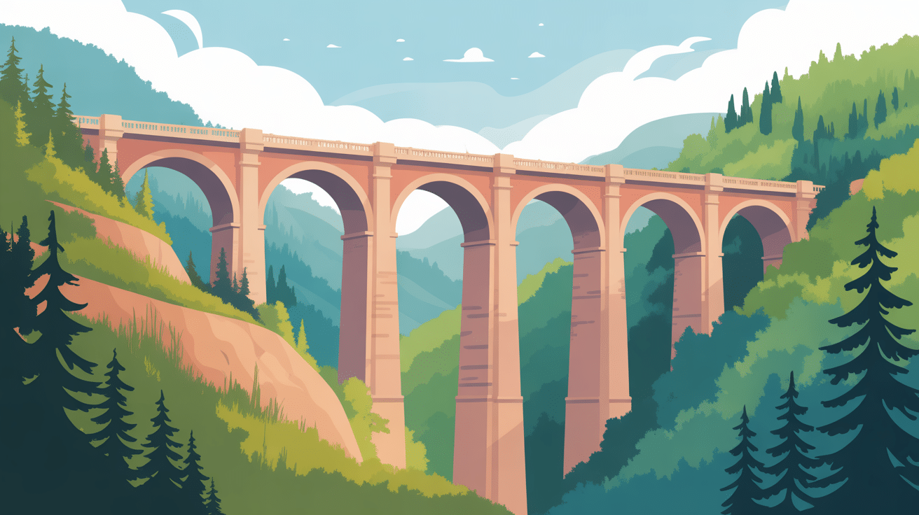 illustration viaduc de pelussin nature pilat