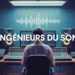 Ingénieur du son en studio avec console de mixage