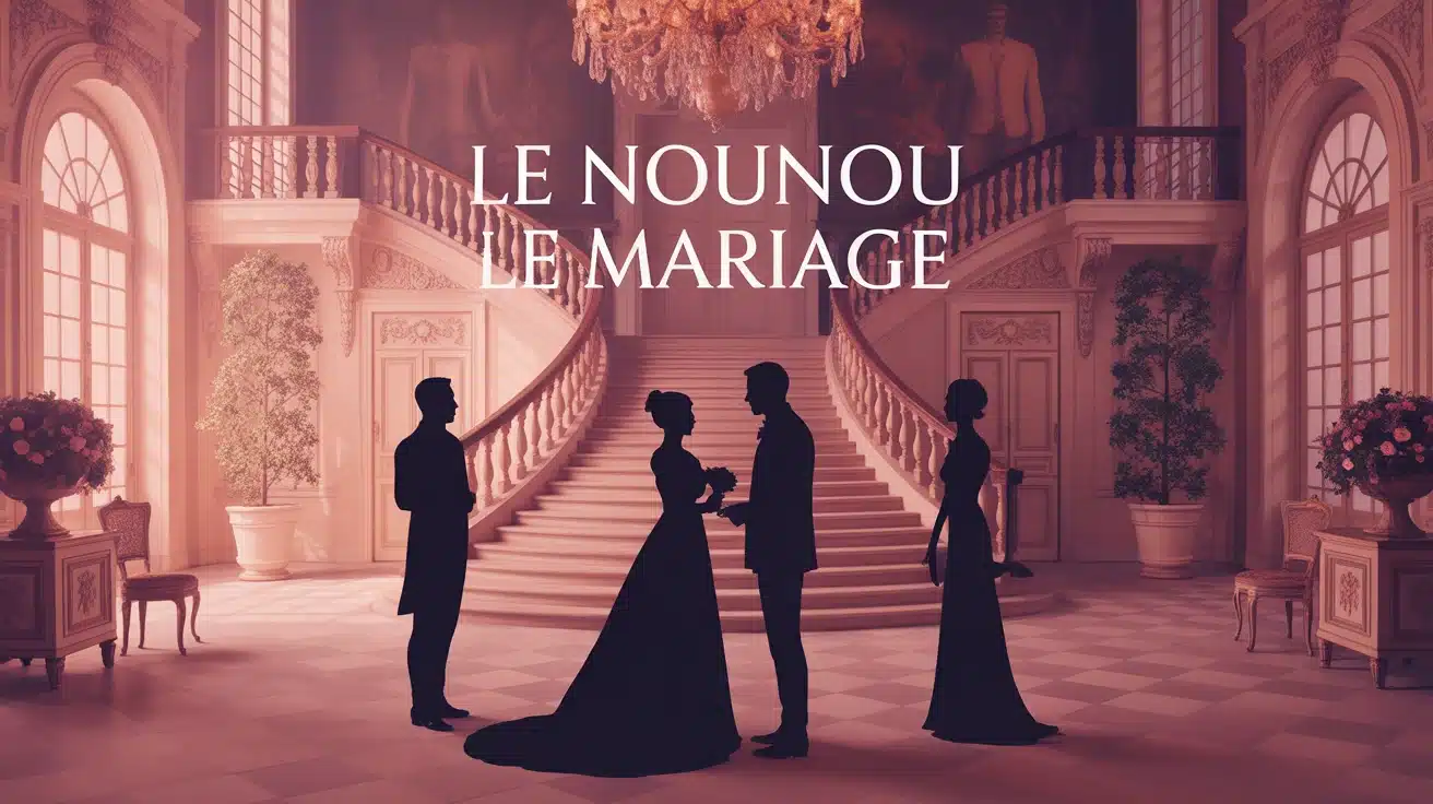 Illustration vectorielle mariage aristocratique Le Nounou Le Mariage