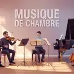 Illustration musique de chambre instruments classiques cercle