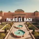 Vue panoramique du Palais El Badi à Marrakech en ruines