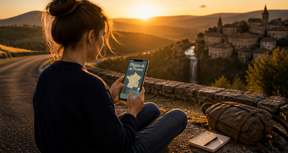 pépites de france femme smartphone campagne