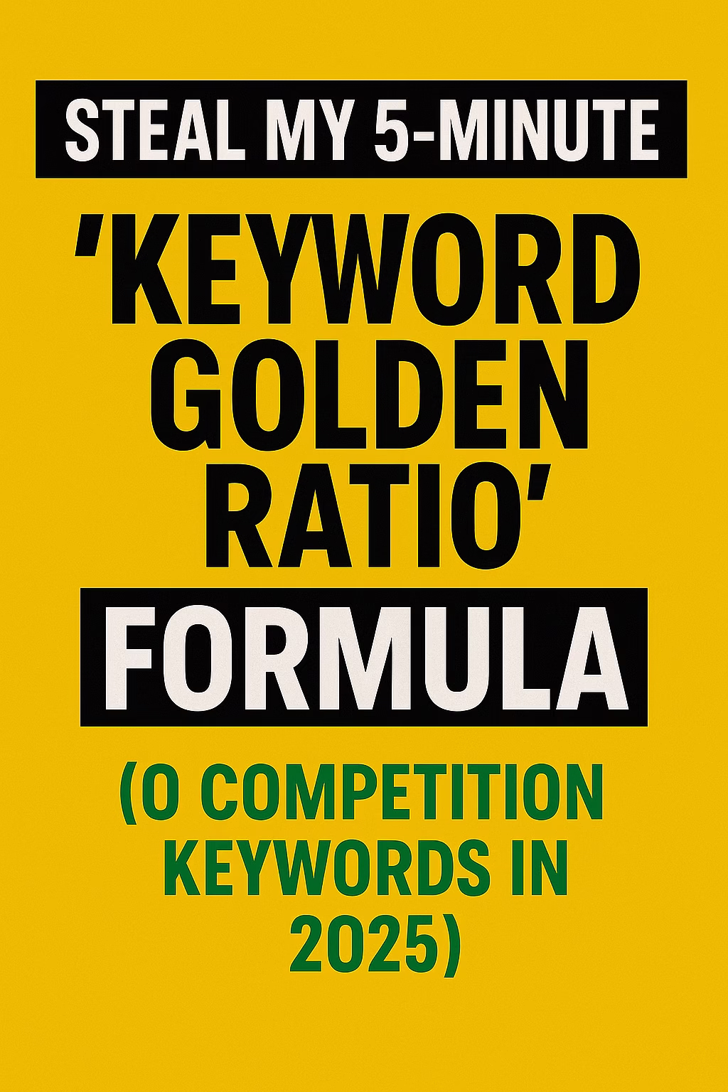 Keyword Golden Ratio