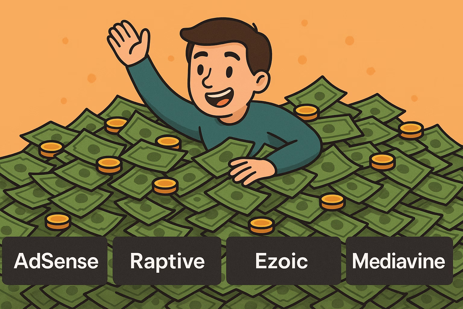 AdSense vs Raptive vs Ezoic vs Monumetric vs Mediavine